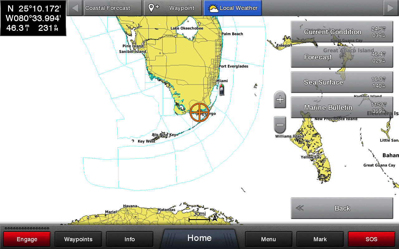 SiriusXM Marine Weather